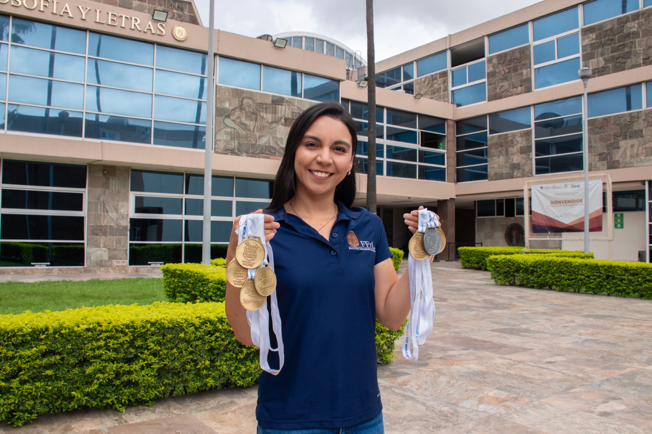 Docente de la FFyL brilla en Grecia: es medallista en Juegos Mundiales de Trabajadores