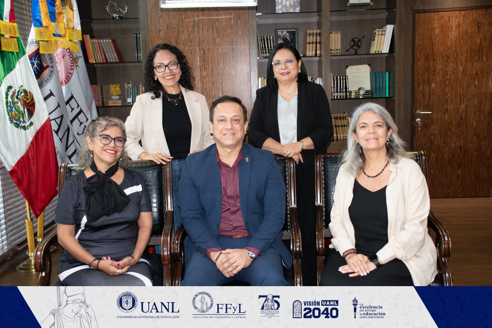 FFyL recibe visita académica de la Universidad Católica de Chile