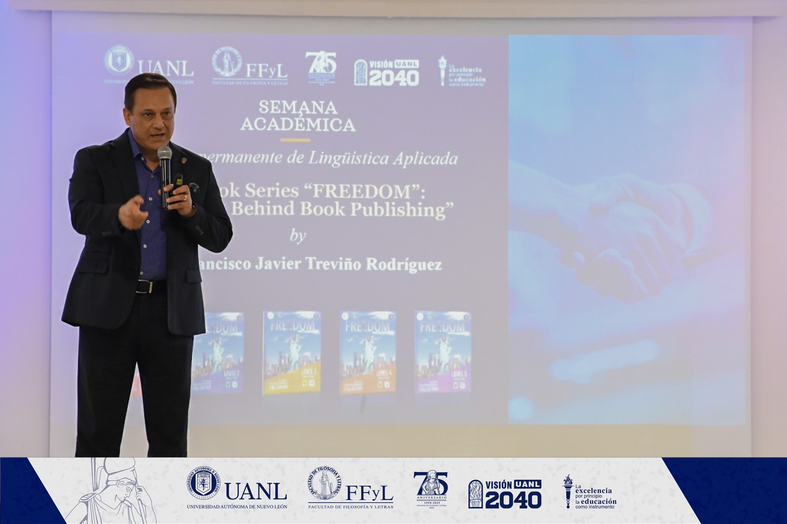 Presentan en la FFyL la serie de libros Freedom: el proceso detrás de su publicación