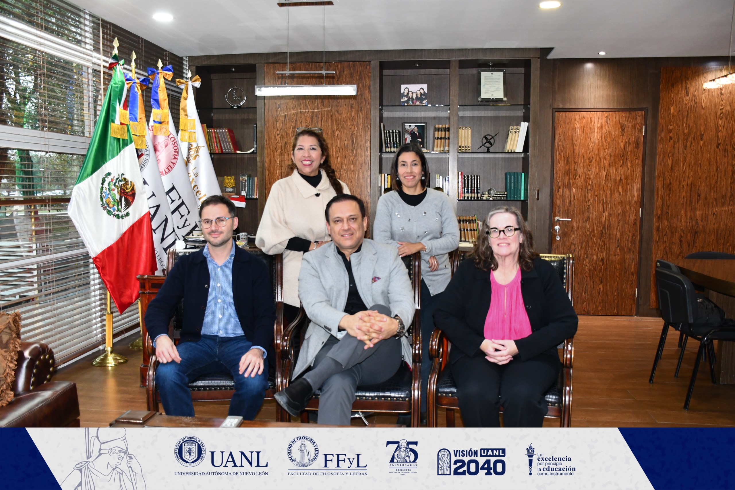 Universidad de Lille y la FFyL se reúnen para fortalecer colaboración internacional